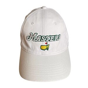 Masters 2022 White Tournament Performance Tech Hat Embroidered Augusta National